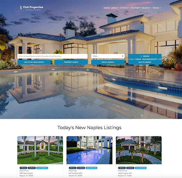 Live agent Realty Chat website example.